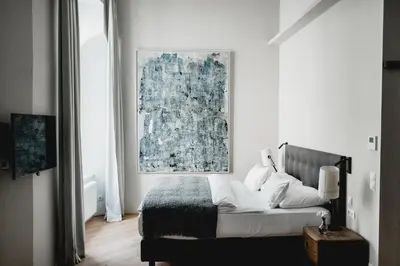 Ein Sitzbereich in der Unterkunft Small Luxury Hotel Altstadt Vienna