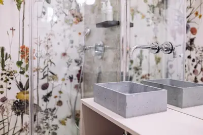 Ein Badezimmer in der Unterkunft Small Luxury Hotel Altstadt Vienna