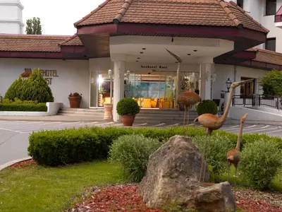 Das Gebäude in dem sich das Hotel befindet