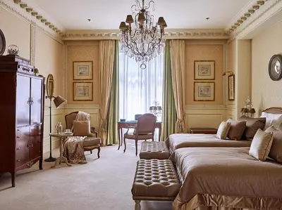 Ein Bett oder Betten in einem Zimmer der Unterkunft Eurostars Grand Hotel Wien