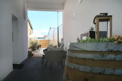 Ein Balkon oder eine Terrasse in der Unterkunft Apartments Freitag - H1