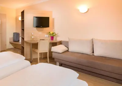 TV/Unterhaltungsangebot in der Unterkunft Hotel Radlinger