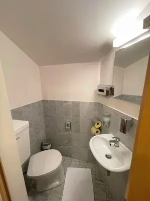 Ein Badezimmer in der Unterkunft Pension Vera