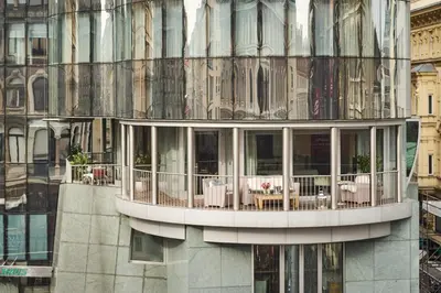 Ein Balkon oder eine Terrasse in der Unterkunft DO&CO Hotel Vienna
