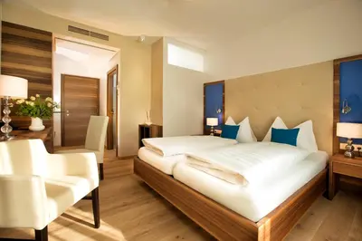 Ein Bett oder Betten in einem Zimmer der Unterkunft Hotel Wende