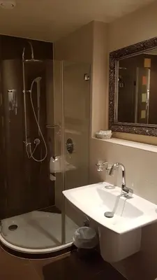 Ein Badezimmer in der Unterkunft Wilhelminenhof