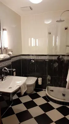 Ein Badezimmer in der Unterkunft Wilhelminenhof