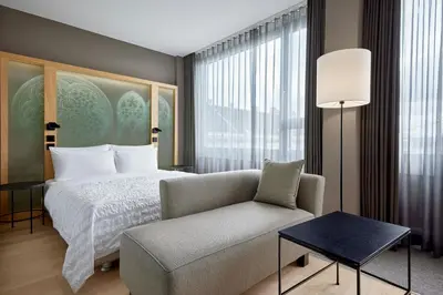 Ein Bett oder Betten in einem Zimmer der Unterkunft Le Méridien Vienna