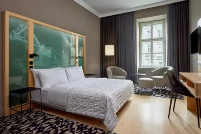 Ein Bett oder Betten in einem Zimmer der Unterkunft Le Méridien Vienna