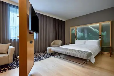 Ein Bett oder Betten in einem Zimmer der Unterkunft Le Méridien Vienna