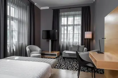 Ein Bett oder Betten in einem Zimmer der Unterkunft Le Méridien Vienna