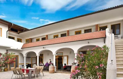 Ein Balkon oder eine Terrasse in der Unterkunft Weingut Franz Schindler