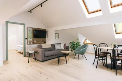 TV/Unterhaltungsangebot in der Unterkunft Bio-Hotel Schani Wienblick