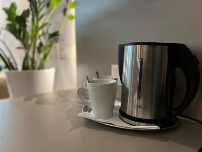 Kaffee-/Teezubehör in der Unterkunft Boutique Hotel Das Tigra