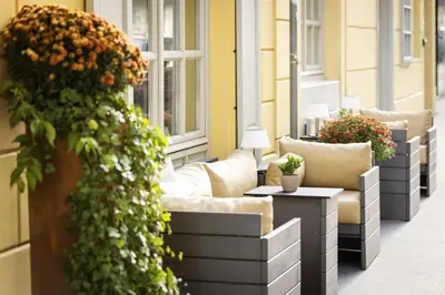 Ein Sitzbereich in der Unterkunft Boutique Hotel Das Tigra