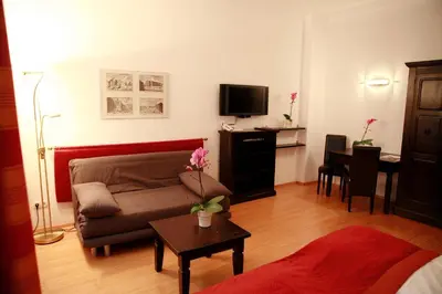 TV/Unterhaltungsangebot in der Unterkunft La Scala Apartments