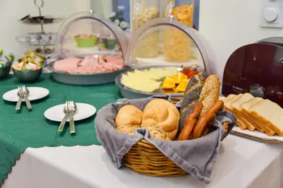 Essen im Hotel oder in der Nähe