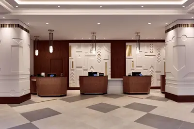 Lobby/Rezeption in der Unterkunft Hilton Vienna Park