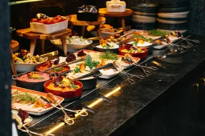 Essen im Hotel oder in der Nähe