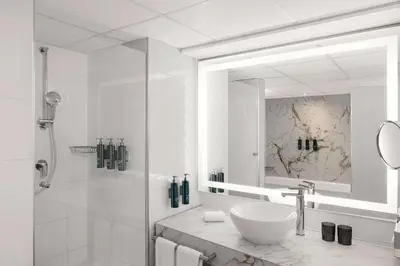 Ein Badezimmer in der Unterkunft Hilton Vienna Waterfront