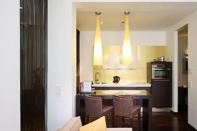 Küche/Küchenzeile in der Unterkunft MyPlace Premium Apartments