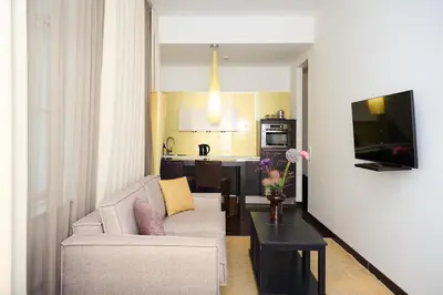 Küche/Küchenzeile in der Unterkunft MyPlace Premium Apartments