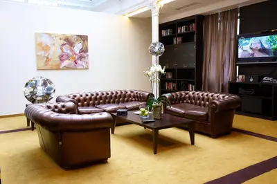Ein Sitzbereich in der Unterkunft MyPlace Premium Apartments