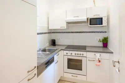Küche/Küchenzeile in der Unterkunft Appartements CHE