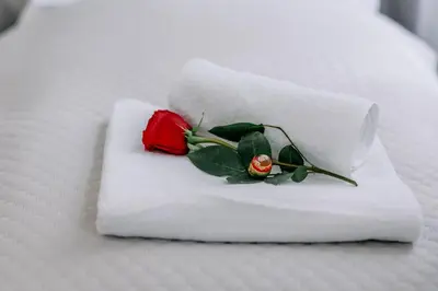 Ein Bett oder Betten in einem Zimmer der Unterkunft Elegant Vienna Apartment