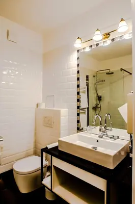 Ein Badezimmer in der Unterkunft Hotel Secession an der Oper