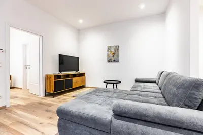 TV/Unterhaltungsangebot in der Unterkunft Modern apartment next to subway station