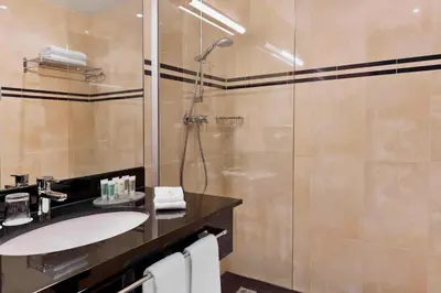 Ein Badezimmer in der Unterkunft Courtyard by Marriott Vienna Prater/Messe