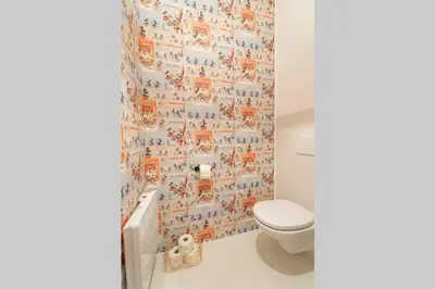 Ein Badezimmer in der Unterkunft josef's home I Mickey Mouse Apartment