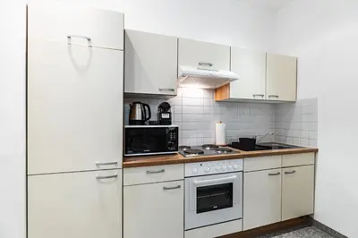 Küche/Küchenzeile in der Unterkunft Spacious 3-room apt. 15 min to the city center