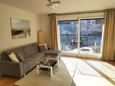 Ein Sitzbereich in der Unterkunft Deluxe Parkapartment Vienna City Center - free parking!