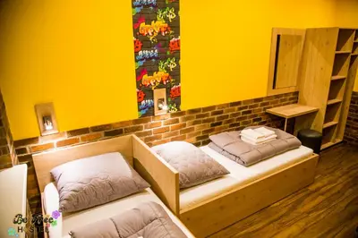 Ein Bett oder Betten in einem Zimmer der Unterkunft BeFree Hostel - Self-Service