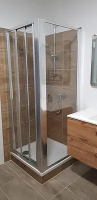 Ein Badezimmer in der Unterkunft Zentrum 2 Mörbisch