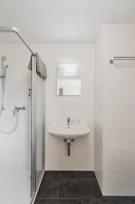 Ein Badezimmer in der Unterkunft Ferienhaus Schilfvilla