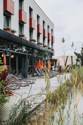 Das Gebäude in dem sich das Hotel befindet