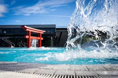Der Swimmingpool an oder in der Nähe von Linsberg Asia Hotel, Spa & Therme - Adults Only