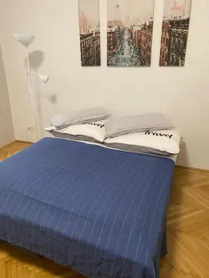 Ein Bett oder Betten in einem Zimmer der Unterkunft MQ Appartement