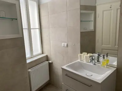Ein Badezimmer in der Unterkunft MQ Appartement