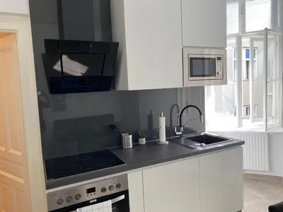 Küche/Küchenzeile in der Unterkunft MQ Appartement
