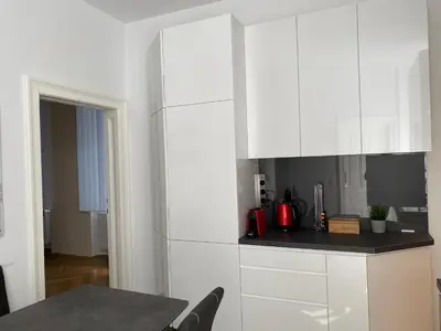 Küche/Küchenzeile in der Unterkunft MQ Appartement
