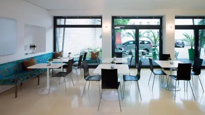 Ein Sitzbereich in der Unterkunft Stanys - Das Apartmenthotel