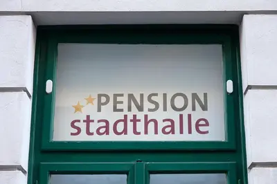 Grundriss der Unterkunft Pension Stadthalle