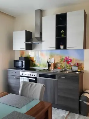 Küche/Küchenzeile in der Unterkunft Ferienhaus Lina