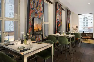 Ein Restaurant oder anderes Speiselokal in der Unterkunft Radisson Blu Style Hotel, Vienna