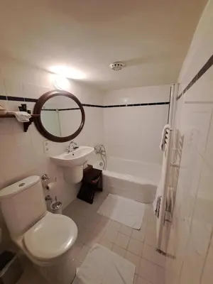 Ein Badezimmer in der Unterkunft Herberge an der Nikolauszeche