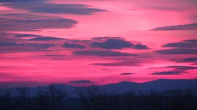 Blick auf den Sonnenuntergang/Sonnenaufgang von der Ferienwohnung aus oder aus der Nähe